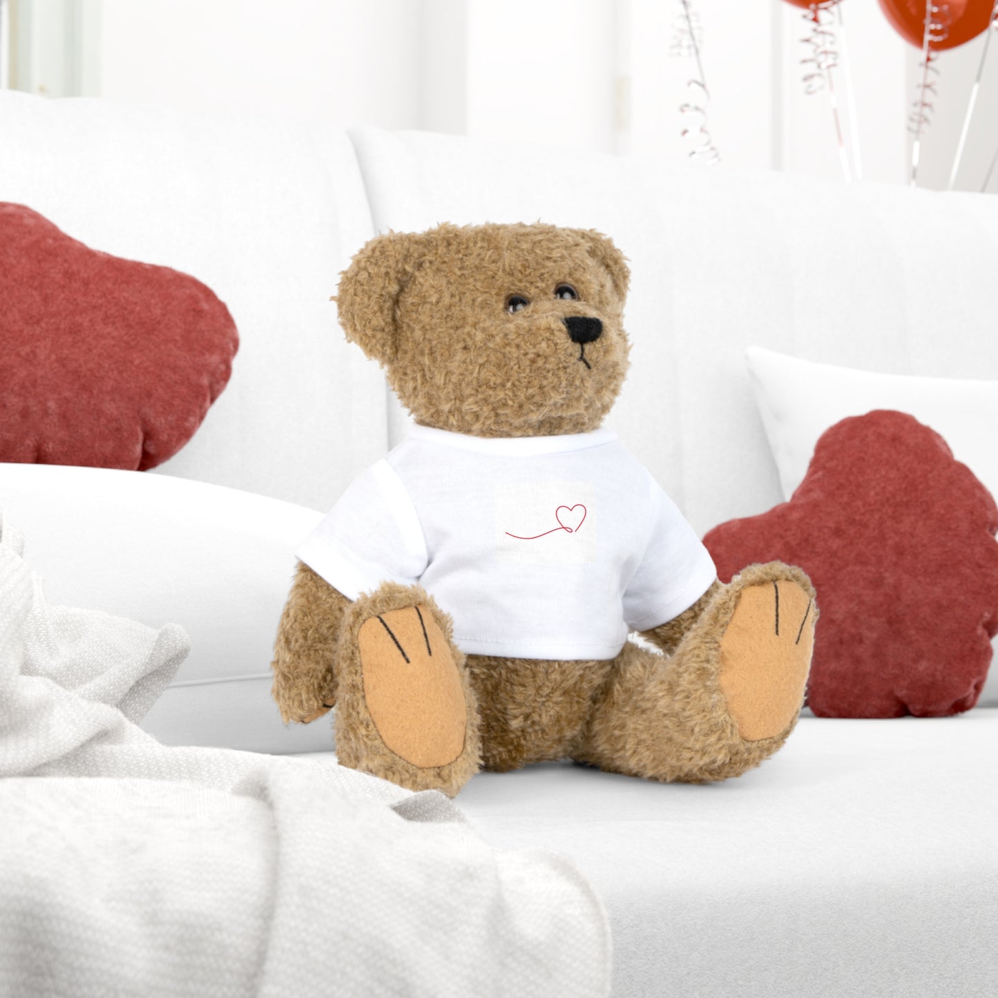 Teddybär mit Herz-Shirt – Ein kleines Geschenk voller Liebe